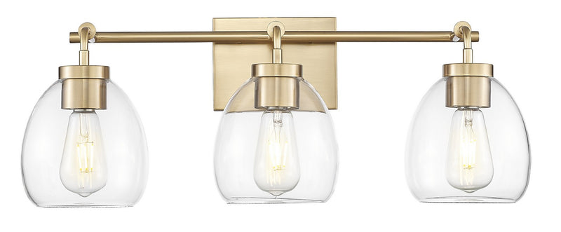 Acclaim Lighting IN40062BR Three Light Vanity, Brass